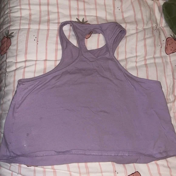Tobi Lavender Crop Top - Picture 4 of 5
